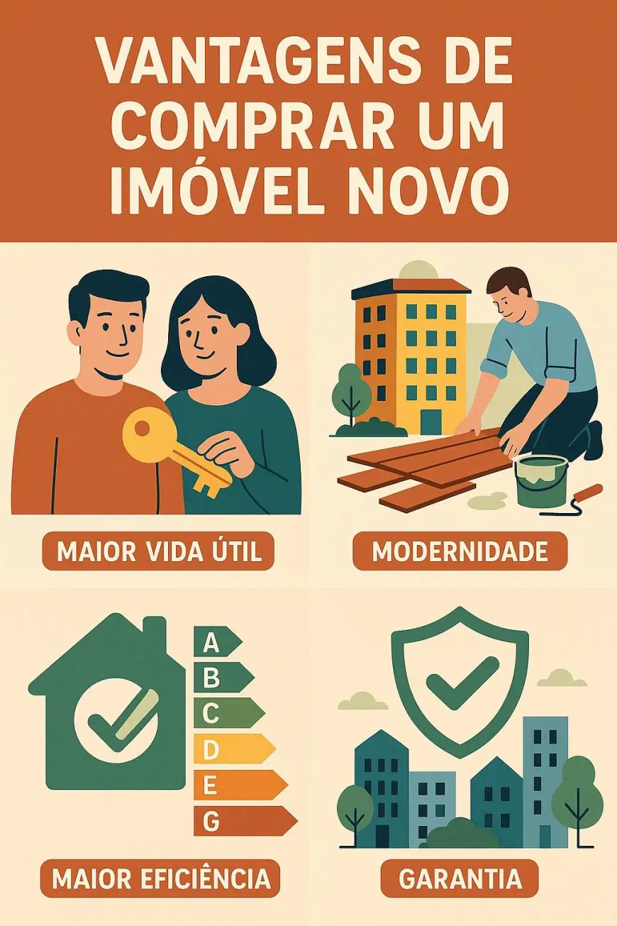 Vantagens de comprar um imóvel novo