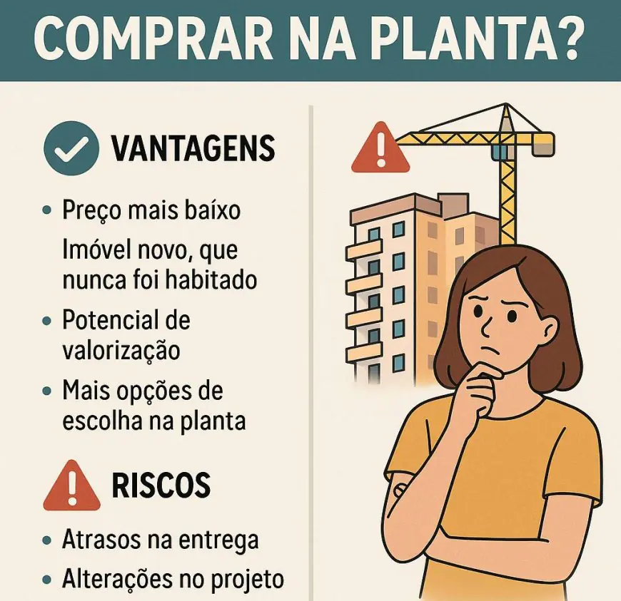 Vale a pena comprar na planta? Vantagens e riscos