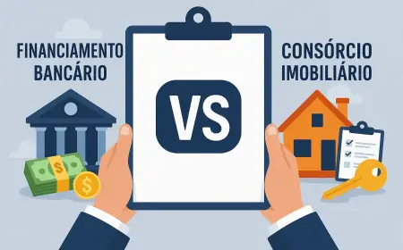Diferença entre Financiamento Bancário e Consórcio Imobiliário