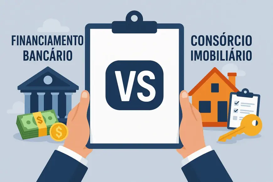 Diferença entre Financiamento Bancário e Consórcio Imobiliário