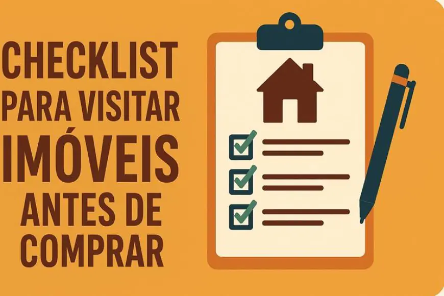 Checklist para visitar imóveis antes de comprar
