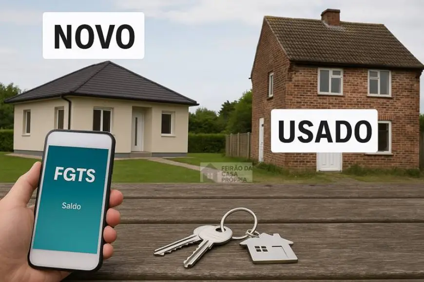Comparação entre imóveis novos e usados no financiamento